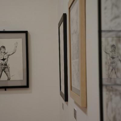 Particolare Della Mostra Dedicata A Zagor Allestita Al Museo Del Fumetto