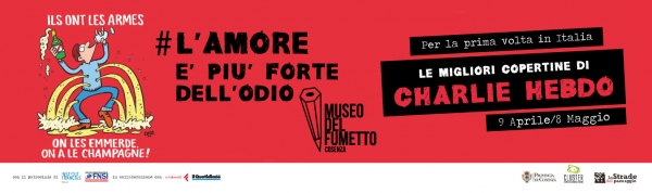 Sabato 9 aprile Museo del Fumetto (Cosenza) Le migliori copertine di Charlie Hebdo Incontro con Marika Bret e Coco